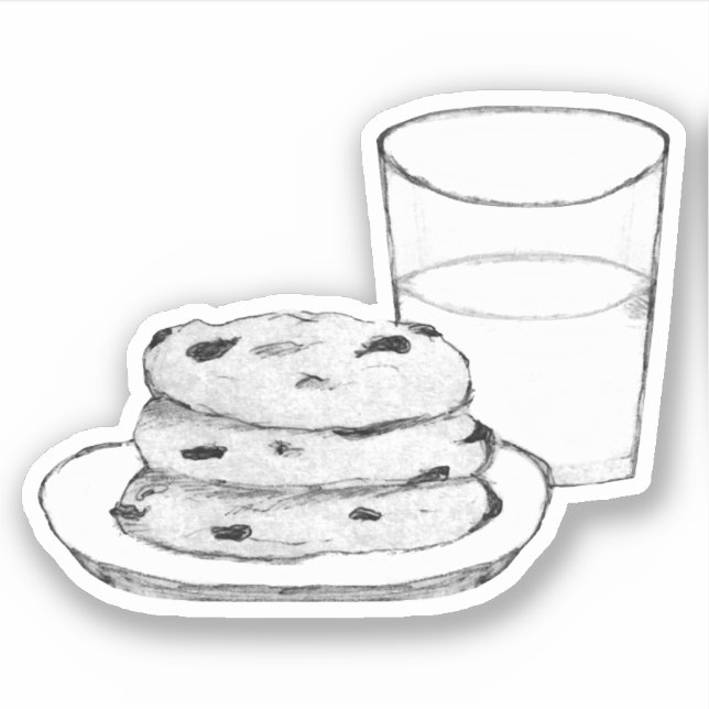 Milk and Cookies Sketch (Front)