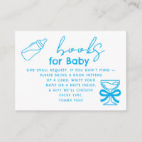 Milk Bottle and Champagne Books For Baby Request