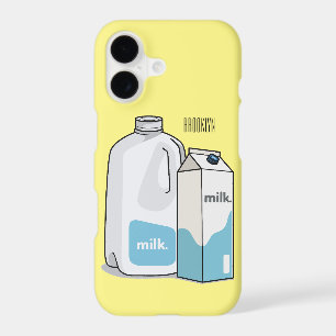 Milk cartoon illustration