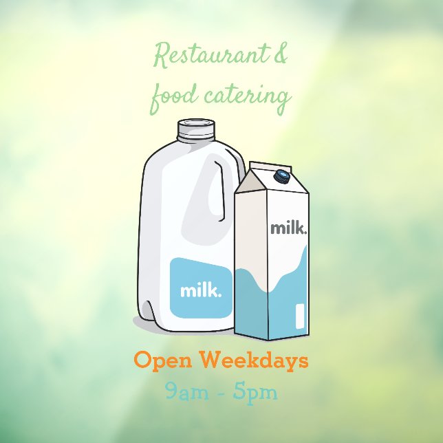 Milk cartoon illustration (Sheet 3)