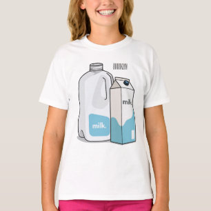 Milk cartoon illustration T-Shirt