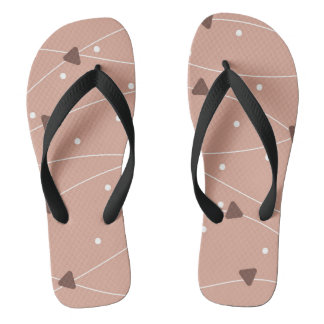 Milk Chocolate Chips Pattern Jandals
