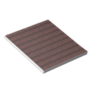 Milk chocolate notepad