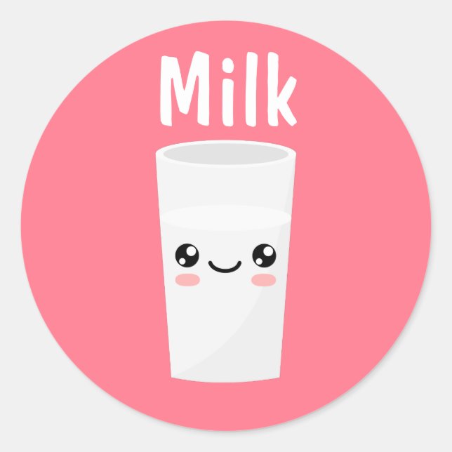 Milk Classic Round Sticker (Front)