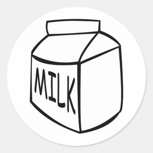 Milk Classic Round Sticker (Front)