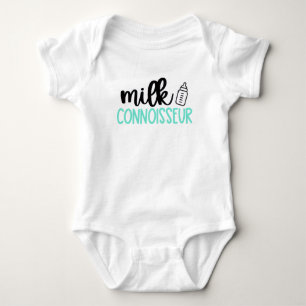 Milk connoisseur baby bottle bodysuit