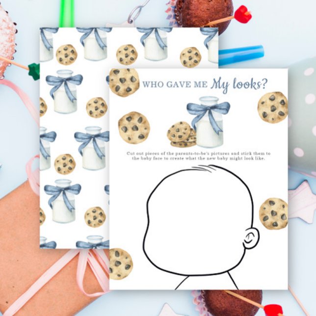 Milk cookies baby shower Who gave me My looks? (Creator Uploaded)