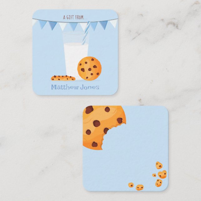 Milk & Cookies Card (Front/Back)