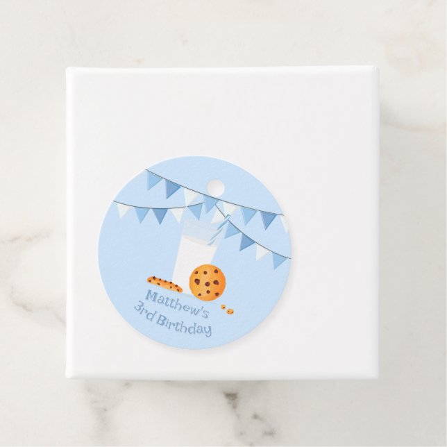 Milk & Cookies Favour Tags (In Situ)
