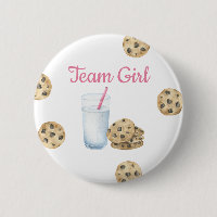 Milk & Cookies Gender Reveal - Team Girl