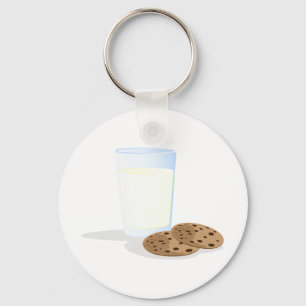 Milk & Cookies Key Ring