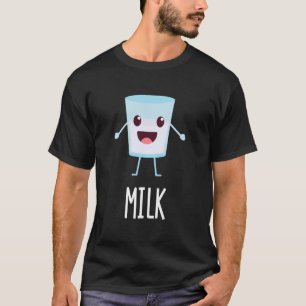 Milk & Cookies Matching Couple Halloween Best Frie T-Shirt