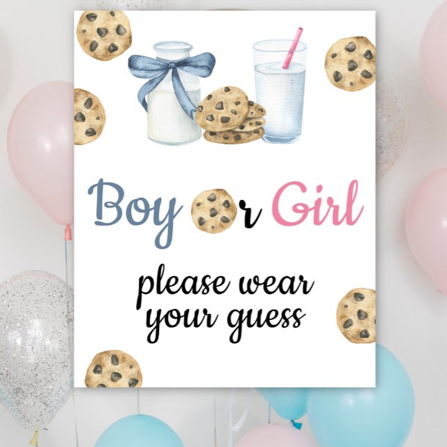 Milk & Cookies - Please wear your guess Poster (Creator Uploaded)