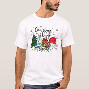 Milk, Cookies,  Xmas Tree   Christmas Vibes Mens T-Shirt