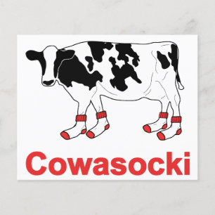 Milk Cow in Socks - Cowasocki Cow A Socky