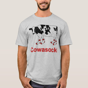Milk Cow in Socks - Cowasocki Cow A Socky T-Shirt