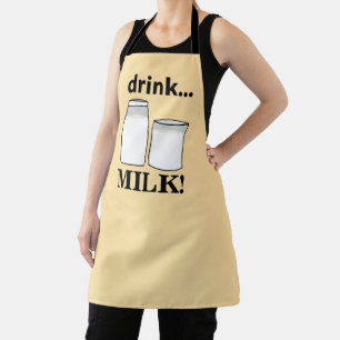 Milk Drink Milk  Apron