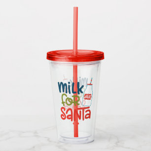 Milk for Santa Acrylic Tumbler