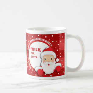 Milk for Santa Claus. Christmas Gift Mugs