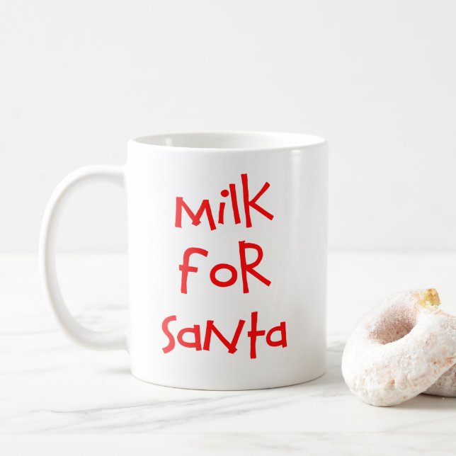 Milk For Santa Mug (With Donut)