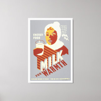 Milk for Warmth Canvas Print
