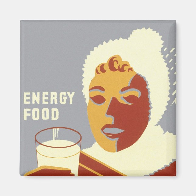 Milk for Warmth Magnet (Front)