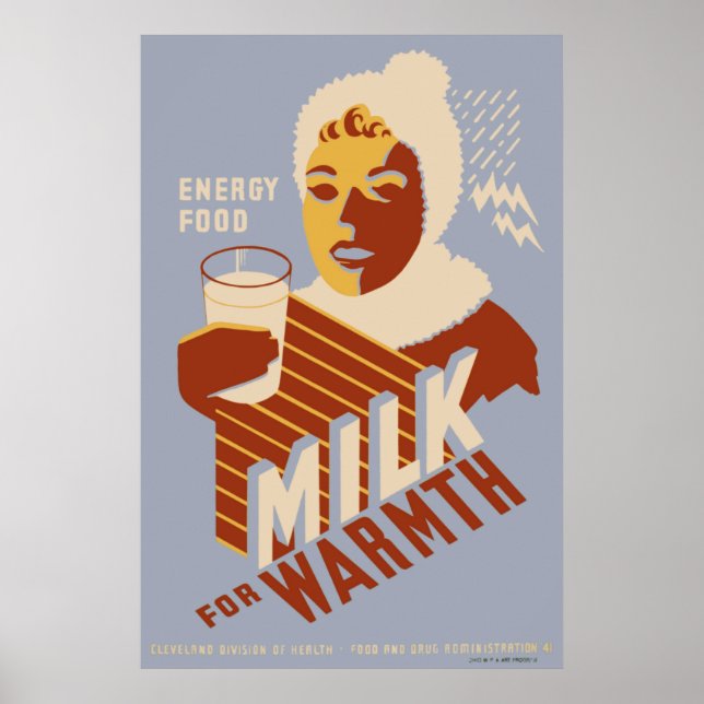 Milk for Warmth Poster (Front)