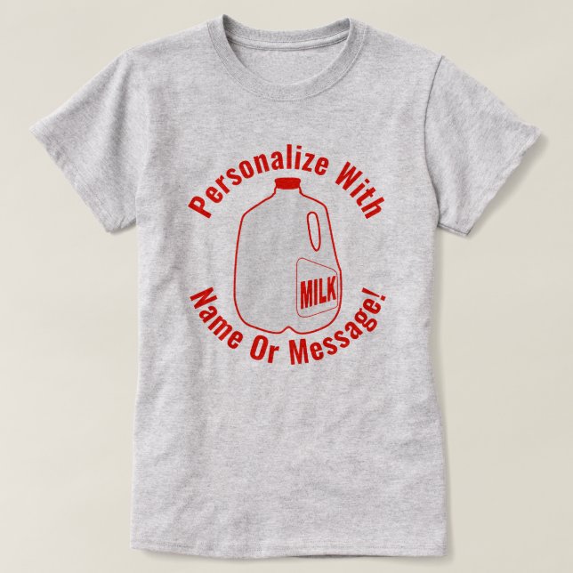 Milk Jug T-Shirt (Design Front)