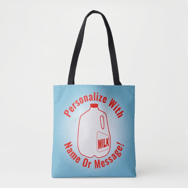 Milk Jug Tote Bag (Front)