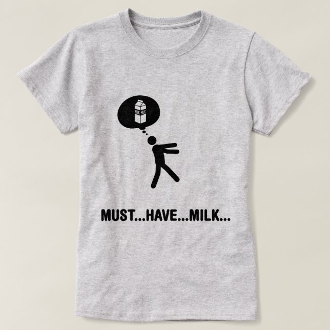 Milk Lover T-Shirt (Design Front)