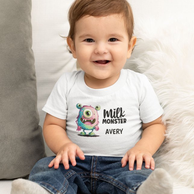 Milk Monster Silly  Baby T-Shirt (Creator Uploaded)