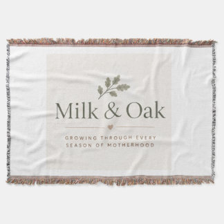 Milk & Oak Throw Blanket