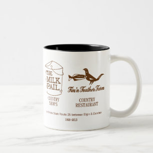 Milk Pail - Fin'n Feather, Dundee Township, IL Two-Tone Coffee Mug