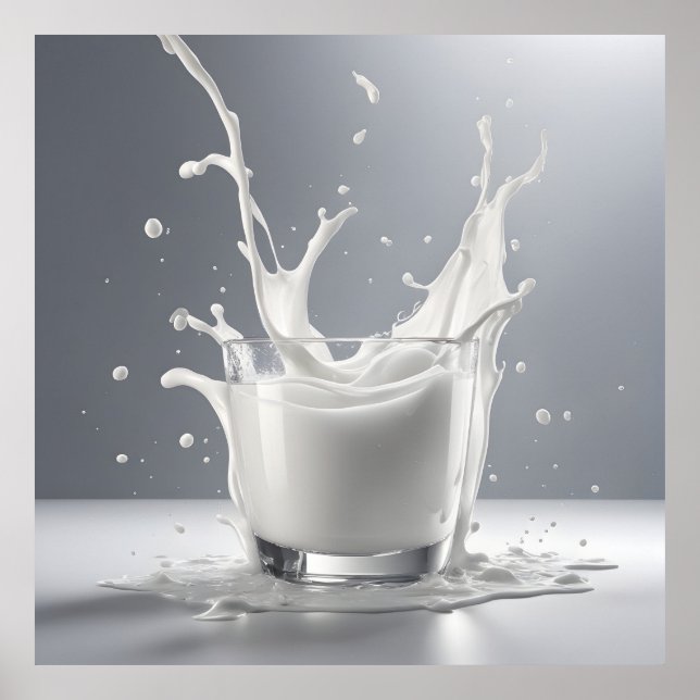 Milk splash poster (Front)