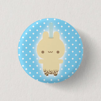 Milk Tea Bunny Button