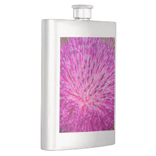 Milk thistle closeup hip flask