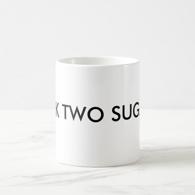 MILK TWO SUGARS COFFEE MUG (Center)