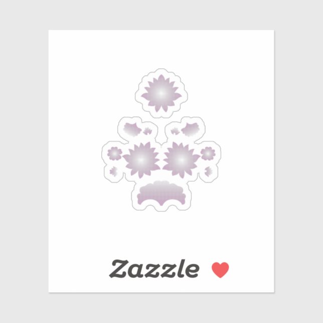 Milk White Classic Rose decorative design (Sheet)