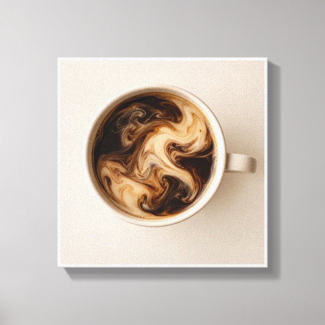 Milk with Coffee Canvas Print (Front)