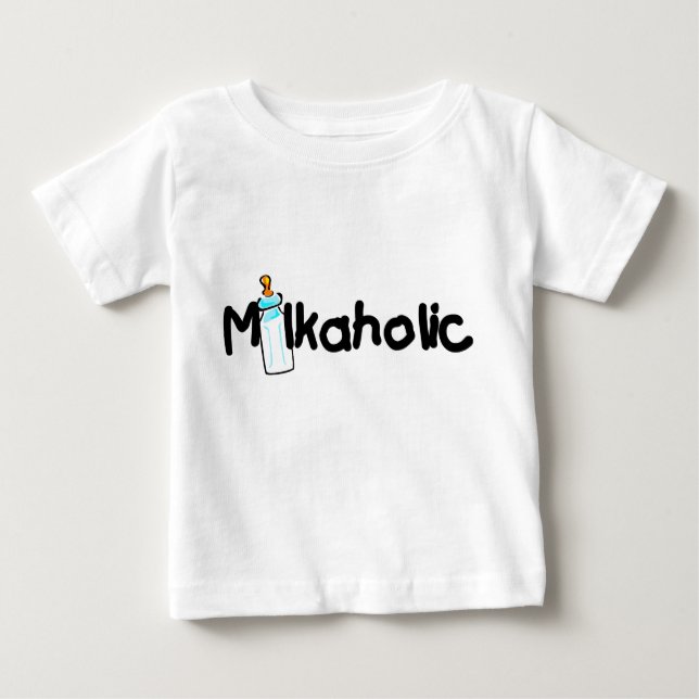 Milkaholic Baby T-Shirt (Front)