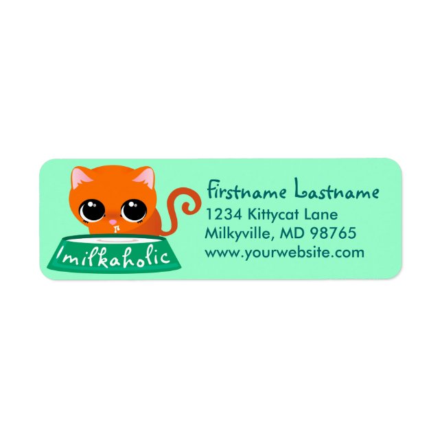 Milkaholic Orange Kitty (Front)