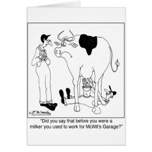 Milker Used to Work at A Garage