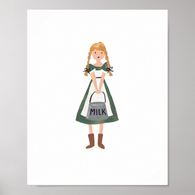 Milkmaid Art Print (Front)