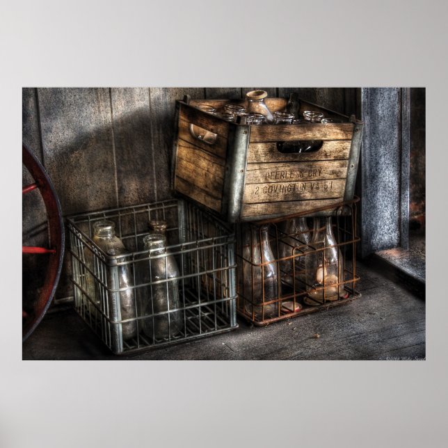 Milkman - Bottles in Boxes Poster (Front)