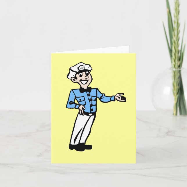Milkman Greeting Card (Front)