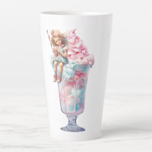 milkshake girl latte mug