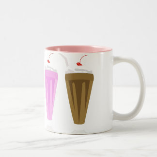 Milkshake Mug - Choc & Straw