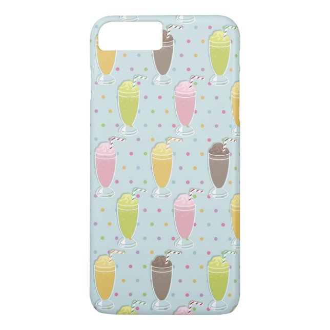 Milkshake Pattern Case-Mate iPhone Case (Back)