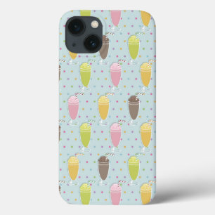 Milkshake Pattern iPhone 13 Case