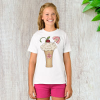 Milkshake With An Umbrella Girls T-Shirt
